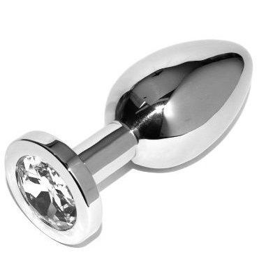 TVRDÝ KOV - ANÁLNÍ KOlík DIAMOND, PRŮHLEDNÝ, MALÝ 5,71 CM