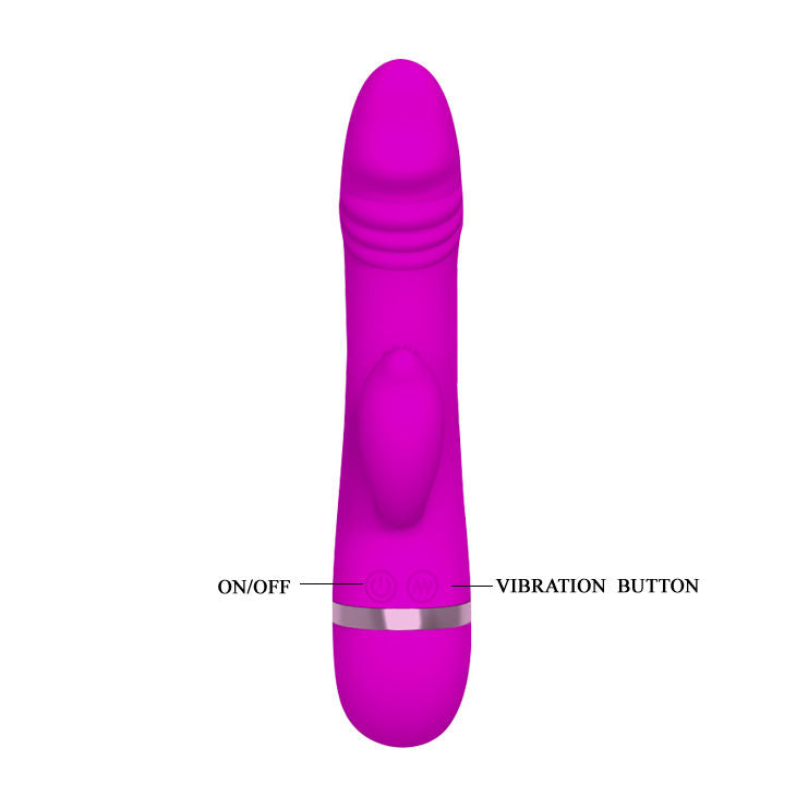 PRETTY LOVE - FLIRTOVACÍ VIBRÁTOR S KRÁLÍKEM DAVIDEM