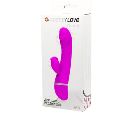 PRETTY LOVE - FLIRTOVACÍ VIBRÁTOR S KRÁLÍKEM DAVIDEM