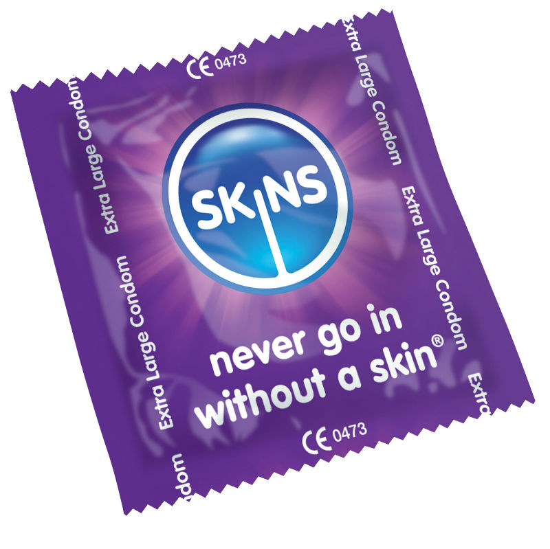 SKINS - EXTRA VELKÉ KONDOMY 12 KS