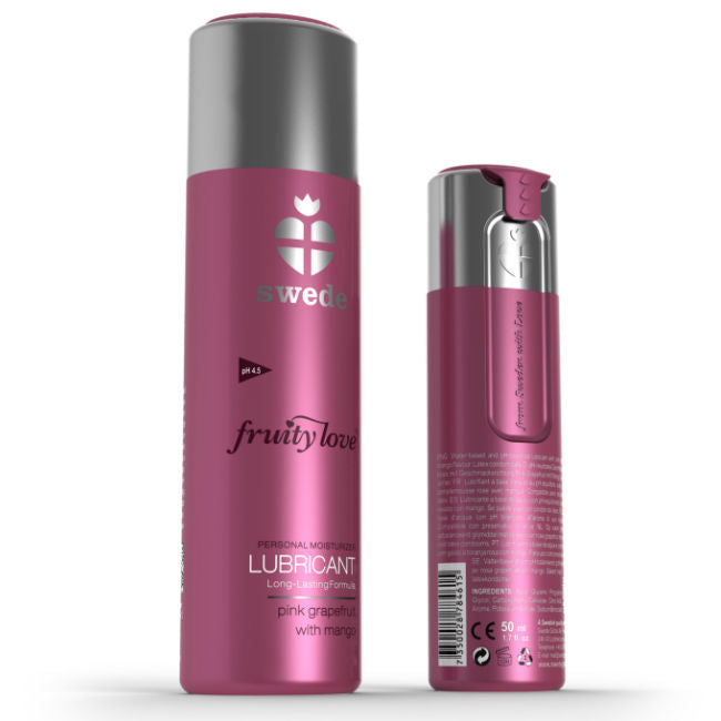 SWEDE - LUBRIKANT FRUITY LOVE RŮŽOVÝ GREP S MANGEM 100 ML
