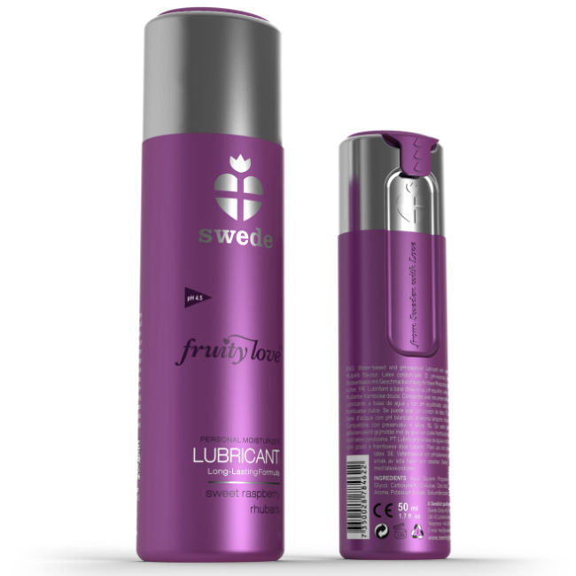 SWEDE - LUBRIKANT FRUITY LOVE MALINA A REBARBORA 50 ML