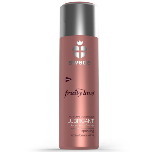 SWEDE - LUBRIKANT FRUITY LOVE ŠUMIVÉ JAHODOVÉ VÍNO 100 ML
