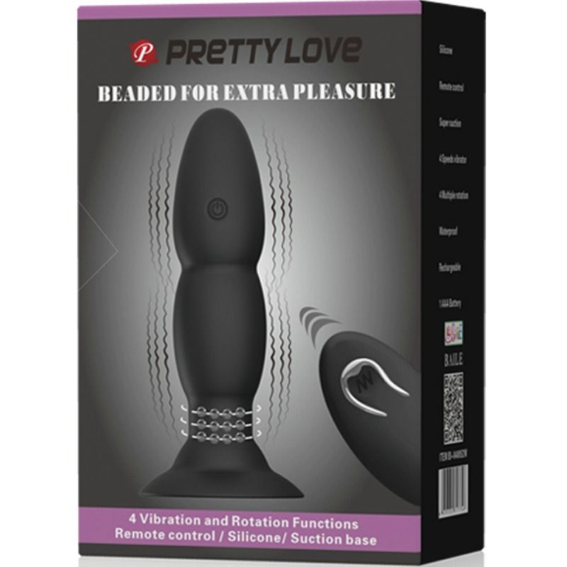 PRETTY LOVE - ZÁSUVKOVÝ VIBRÁTOR A OTOČENÍ DÁLKOVÝM OVLÁDÁNÍM