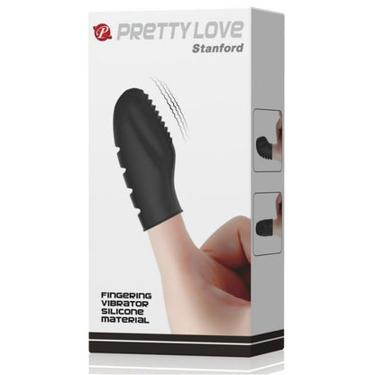 Vibrační náprstek PRETTY LOVE - FLIRTATION STANFORD ČERNÝ