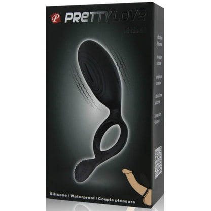 PRETTY LOVE - ETHEL VIBRAČNÍ KROUŽEK SE STIMULAČNÍM SYSTÉMEM