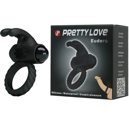 PRETTY LOVE - VIBRAČNÍ KROUŽEK SE STIMULAČNÍM SYSTÉMEM EUDORA