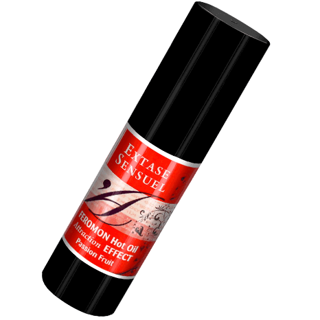 EXTASE SENSUAL - MASÁŽNÍ OLEJ S TEPLÝM EFEKTEM S FEROMONY Z MUČENKY 30 ML