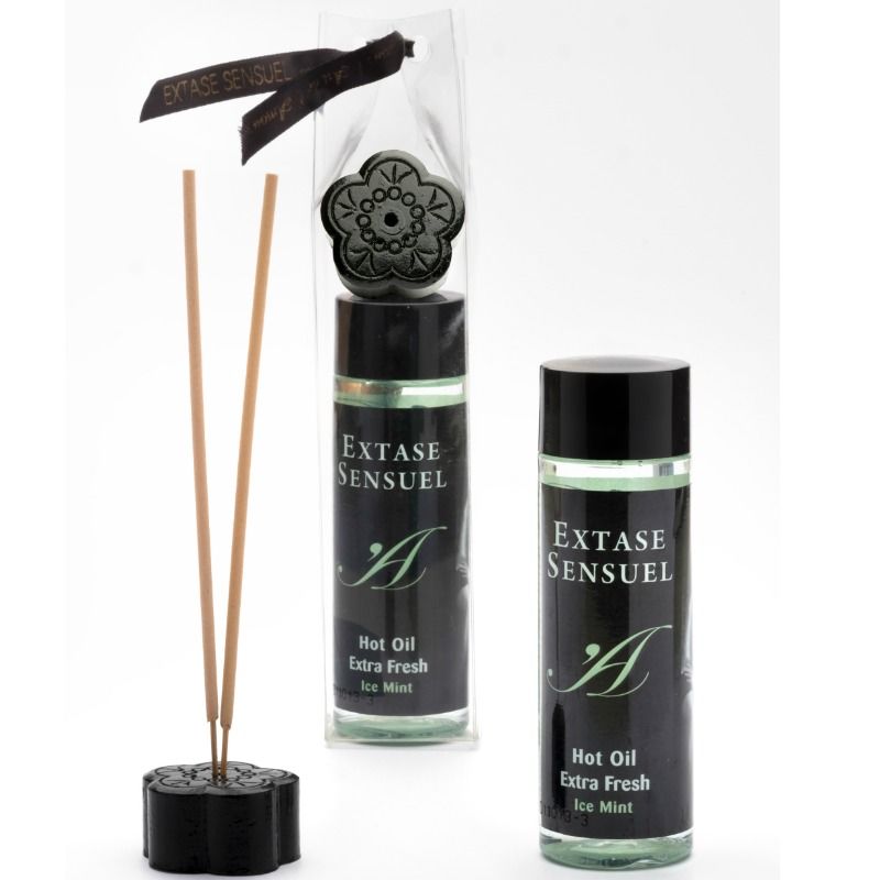 EXTASE SENSUAL - MASÁŽNÍ OLEJ S EXTRA SVĚŽÍM LEDOVÝM EFEKTEM 100 ML