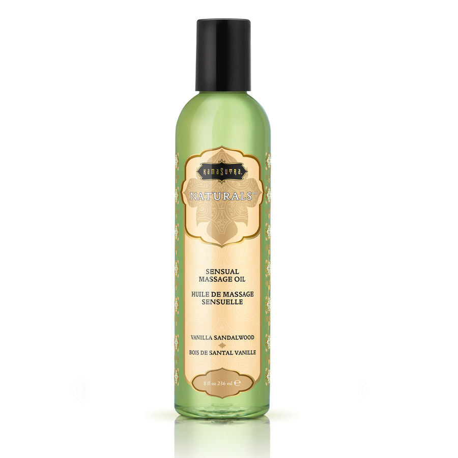 KÁMASUTRA - VANILKOVÝ MASÁŽNÍ OLEJ SE SANTALOVÝM DŘEVEM 236 ML