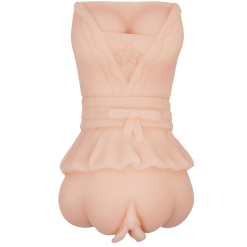 CRAZY BULL - VODNÍ KŮŽOVÝ VAGÍNNÍ MASTURBÁDOR S VIBRUJÍCÍMI KOULEMI