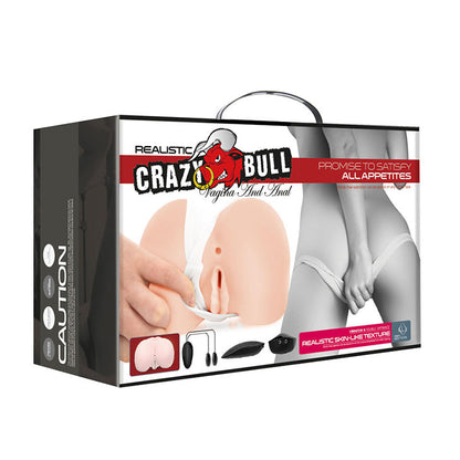 CRAZY BULL - REALISTICKÁ VAGÍNA A ANÁL S VIBRACEMI V POLOZE 8