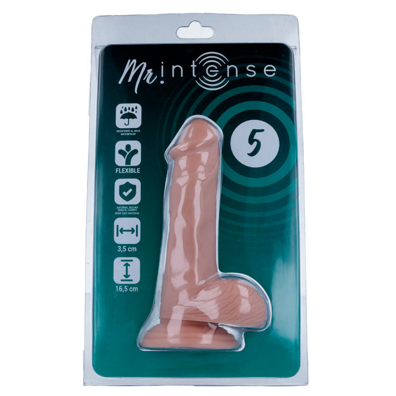 MR INTENSE - 5 REALISTICKÝCH KOHOUTŮ 16,5 CM -O- 3,5 CM