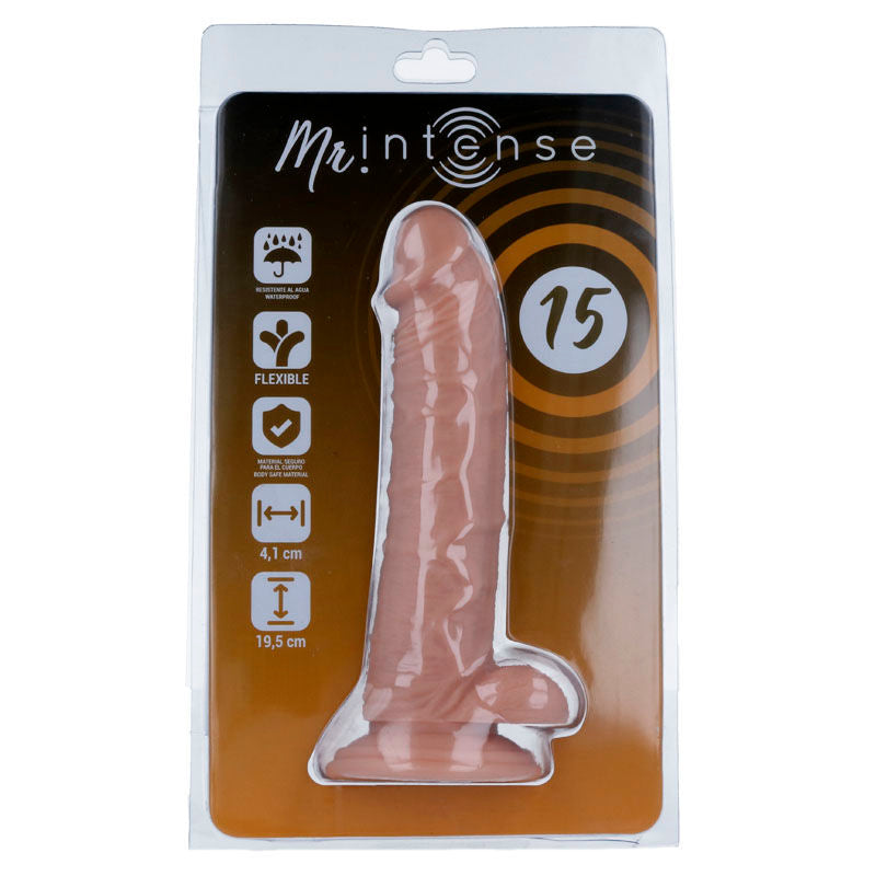 PAN INTENSE - 15 REALISTICKÝCH PÉROV 19,5 CM -O- 4,1 CM