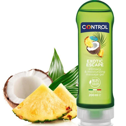 CONTROL - 2 EN 1 MASÁŽ A POTĚŠENÍ EXOTICKÁ 200 ML