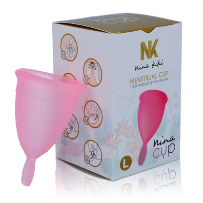 NINA KIKÍ - MENSTRUAČNÍ KAŠÍREK RŮŽOVÝ - VELIKOST L