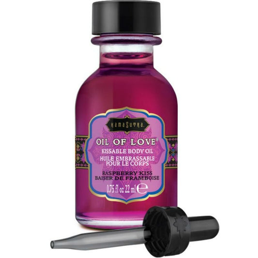 KÁMASÚTRA - JEDLÝ OLEJ - MALINA 22 ML