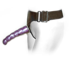 BAILE - ŽENSKÝ ANÁLNÍ A VAGINÁLNÍ POSTROJ LILAC GPOINT 17 CM