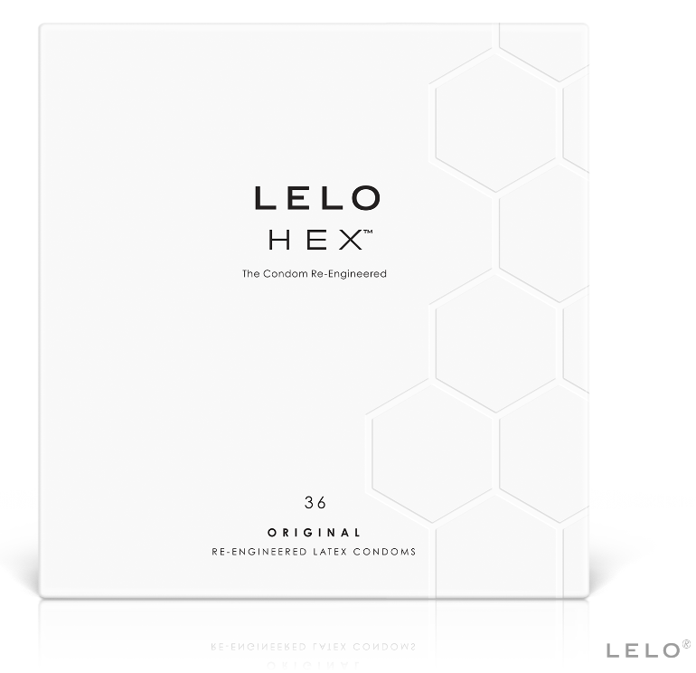 LELO - ŠESTIHANSKÁ KRABIČKA NA KONDOMY 36 KS