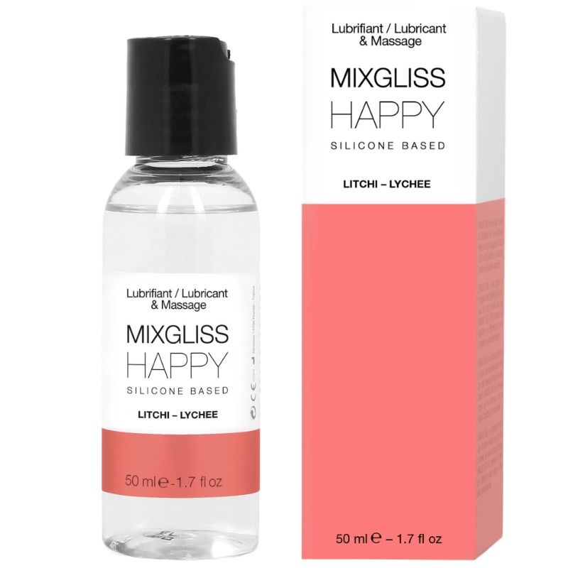 MIXGLISS - SILIKONOVÝ LUBRIKANT HAPPY LITCHI 50 ML