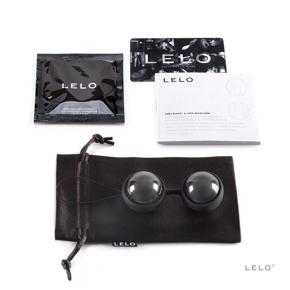 LELO - LUNA BEADS ČERNÉ KEGELOVY KULIČKY