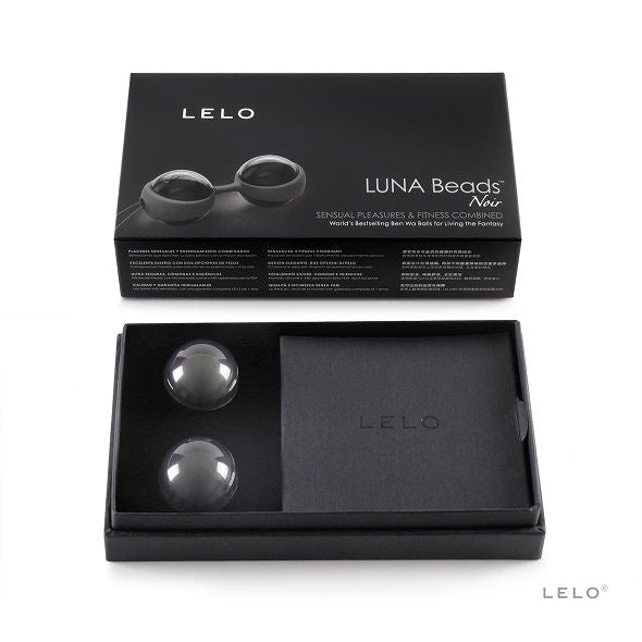LELO - LUNA BEADS ČERNÉ KEGELOVY KULIČKY