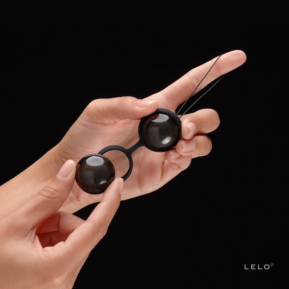 LELO - LUNA BEADS ČERNÉ KEGELOVY KULIČKY