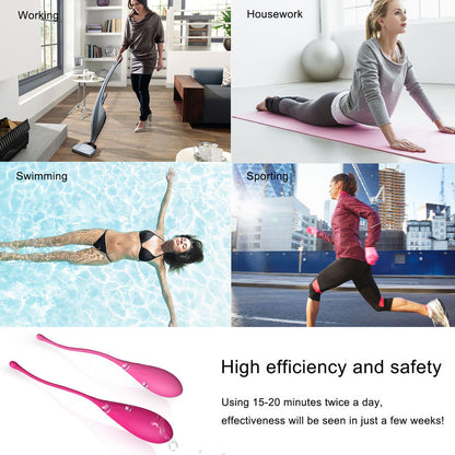 LESLIE - KEGEL FIT SADA NA TRÉNINK PÁNEVNÍCH SVALŮ SE 6 ZÁVAŽÍMI