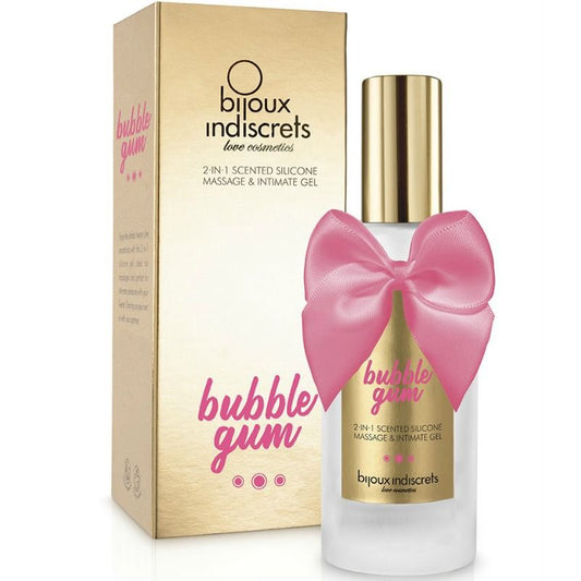 BIJOUX - ŽVÝKAČKOVÝ GEL 2 V 1 SILIKONOVÁ ŽVÝKAČKA JAHODA 100 ML