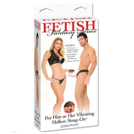 FETISH FANTASY SERIES - DUTÝ VIBRAČNÍ POSTROJ PRO NĚJ A NI, PŘIROZENÝ 14 CM