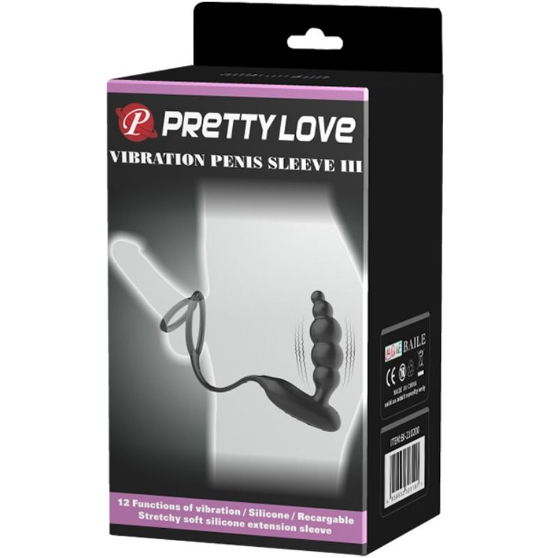 PRETTY LOVE - PENISOVÉ KROUŽKY S VIBRÁTOREM