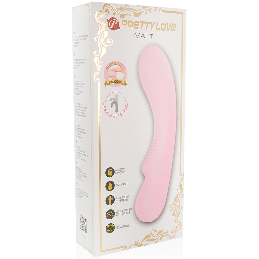 PRETTY LOVE - CHYTRÝ MATNÝ DOBÍJECÍ VIBRÁTOR