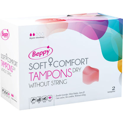 BEPPY - MĚKKÉ A KOMFORTNÍ TAMPONY SUCHÉ 2 KS