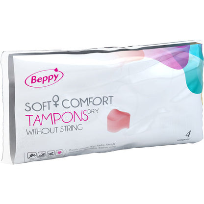 BEPPY - MĚKKÉ A KOMFORTNÍ TAMPONY SUCHÉ 4 KS