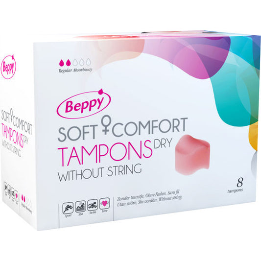 BEPPY - MĚKKÉ A KOMFORTNÍ TAMPONY SUCHÉ 8 KS