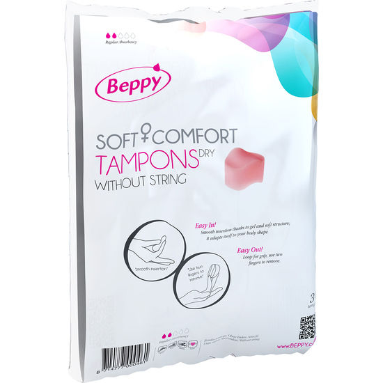 BEPPY - MĚKKÉ A KOMFORTNÍ TAMPONY SUCHÉ 30 KS