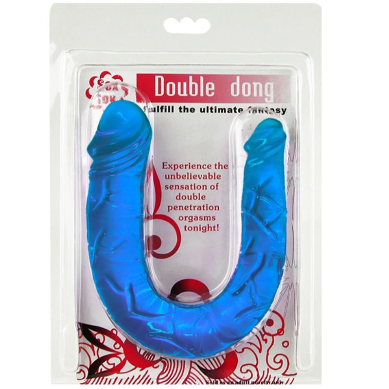 BAILE - DVOJITÝ DONG DVOJITÝ DILDO MODRÝ