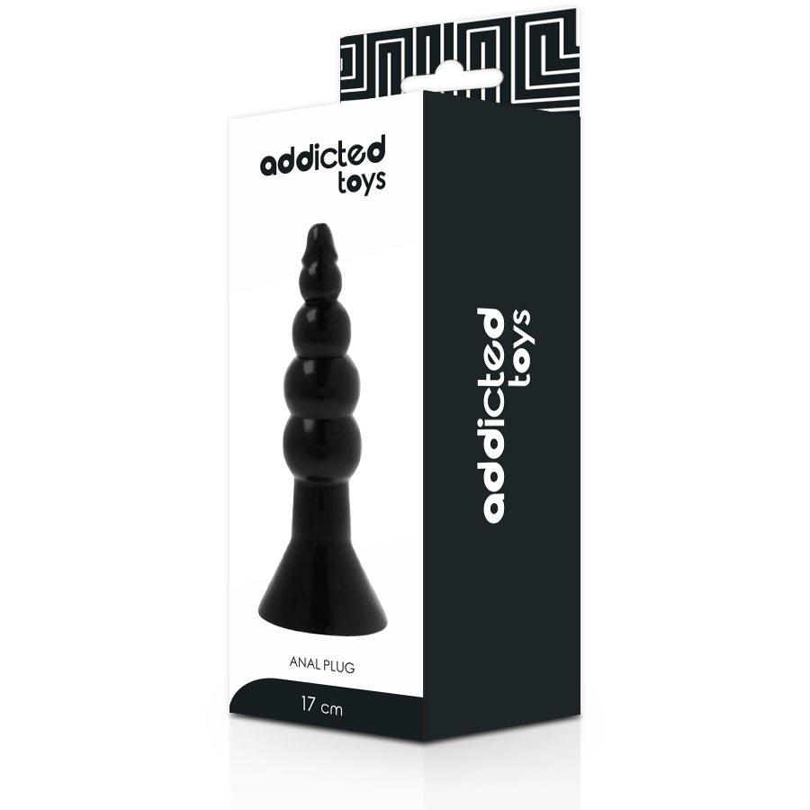 ADDICTED TOYS - ANÁLNÍ KOlík 17 CM ČERNÝ