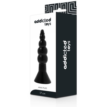ADDICTED TOYS - ANÁLNÍ KOlík 17 CM ČERNÝ