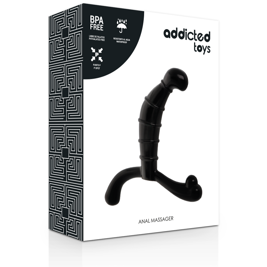 ZÁVISLÉ HRAČKY - PROSTATA ANÁLNÍ POTĚŠENÍ ČERNÝ