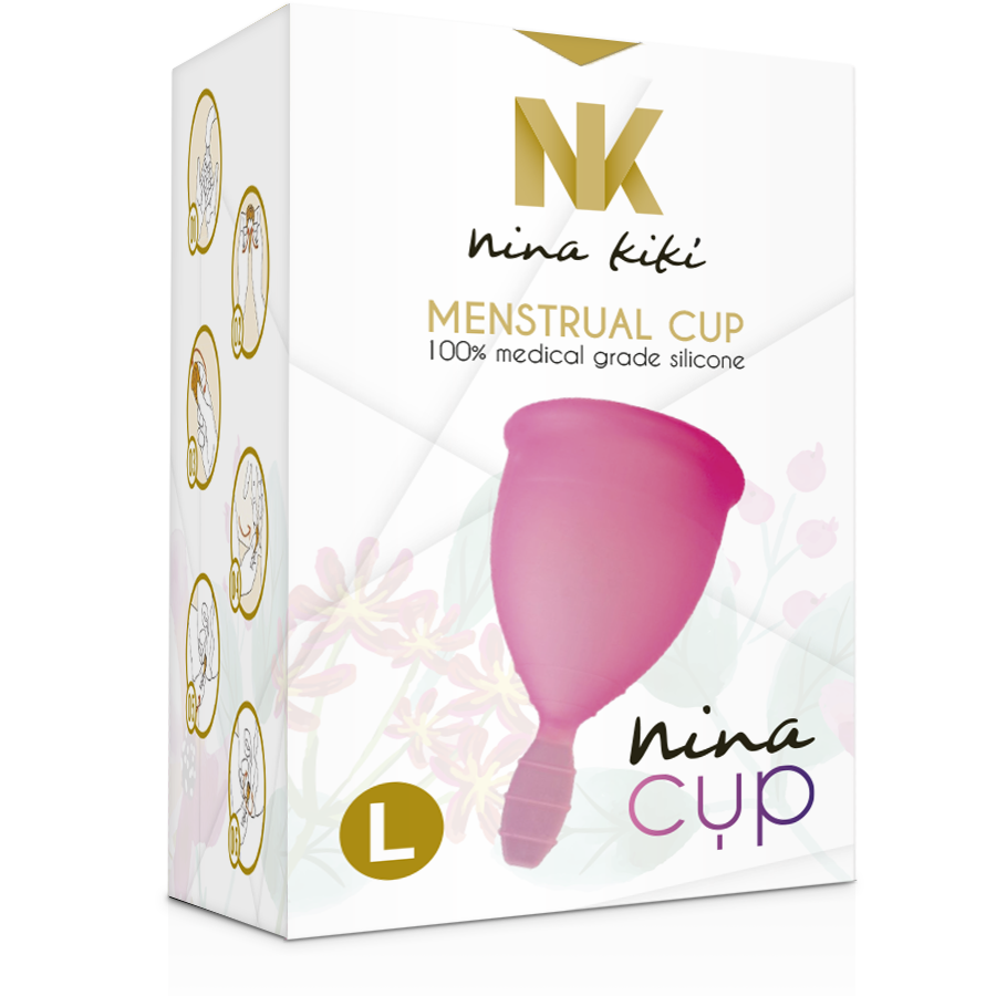 NINA KIKÍ - MENSTRUAČNÍ KAŠÍREK RŮŽOVÝ - VELIKOST L
