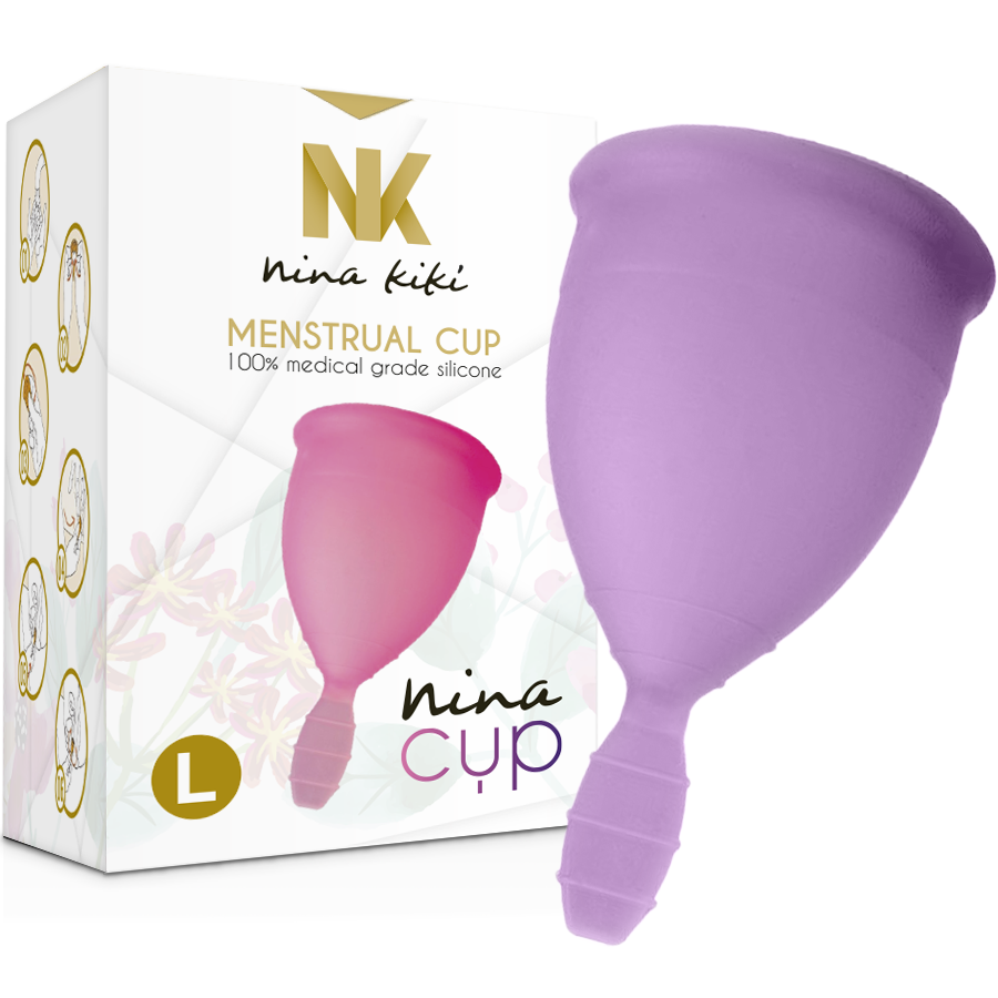 NINA KIKÍ - MENSTRUAČNÍ KAŠÍREK FIALOVÝ - VELIKOST L