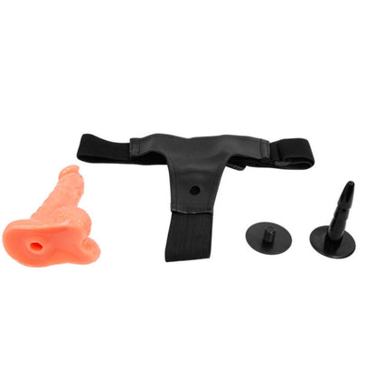 BAILE - POSTROJ S REALISTICKÝM PENISEM A ULTRA VÁŠNIVÝMI NASTAVITELNÝMI KALHOTKAMI 15,5 CM
