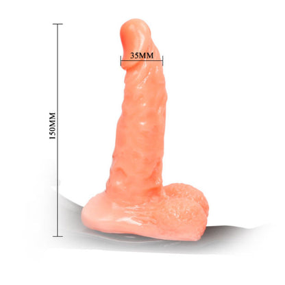 BAILE - POSTROJ S REALISTICKÝM PENISEM A ULTRA VÁŠNIVÝMI NASTAVITELNÝMI KALHOTKAMI 15,5 CM