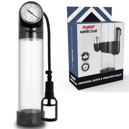 PUMP ADDICTED - TRANSPARENTNÍ VIBRÁTOR RX9
