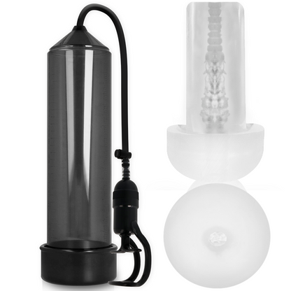 PUMP ADDICTED - RX5 ČERNÁ S MASTURBÁTOREM