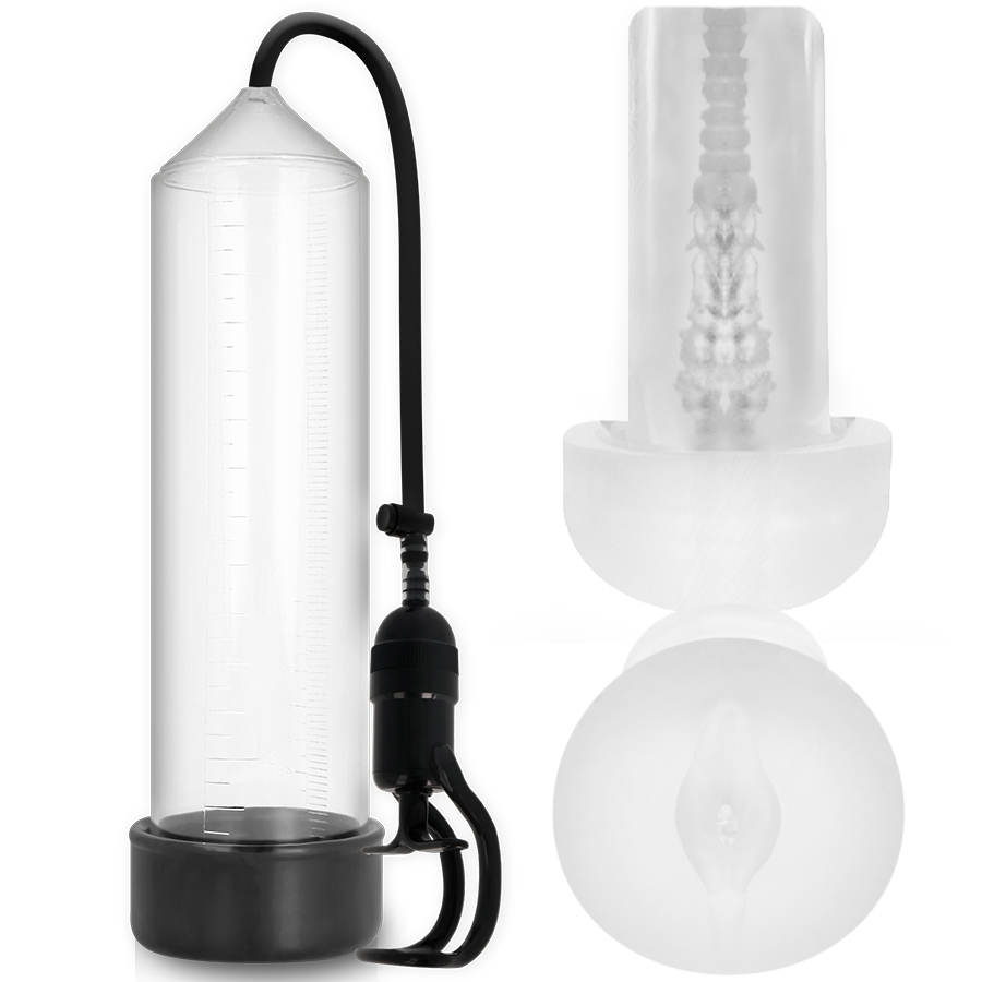 PUMP ADDICTED - RX5 TRANSPARENTNÍ S MASTURBÁTOREM