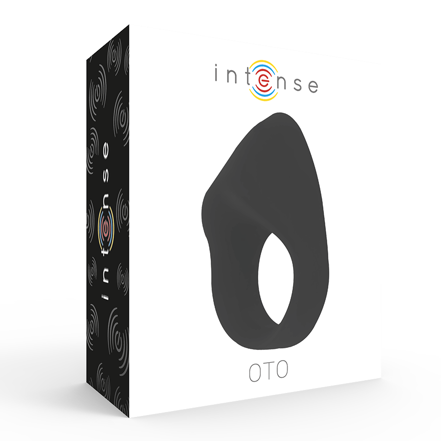 INTENSE - OTO ČERNÝ DOBÍJECÍ VIBRAČNÍ KROUŽEK