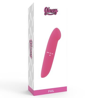 LESKLÝ - PHIL VIBRATOR RŮŽOVÝ