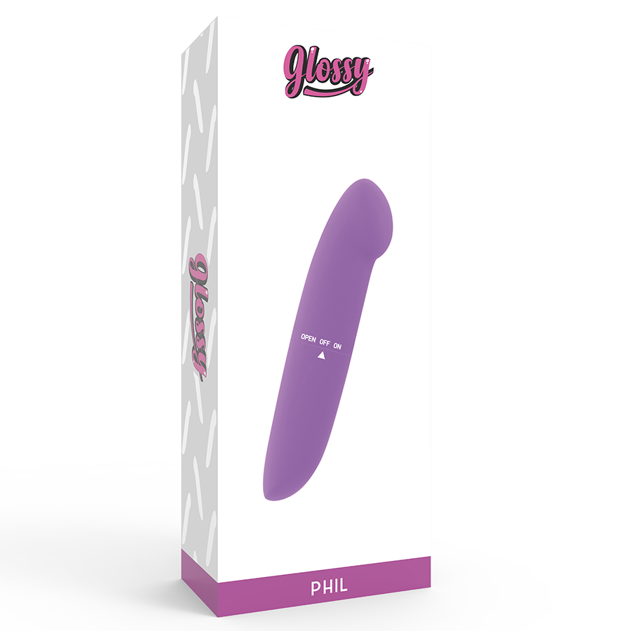 LESKLÝ - PHIL VIBRATOR FIALOVÝ